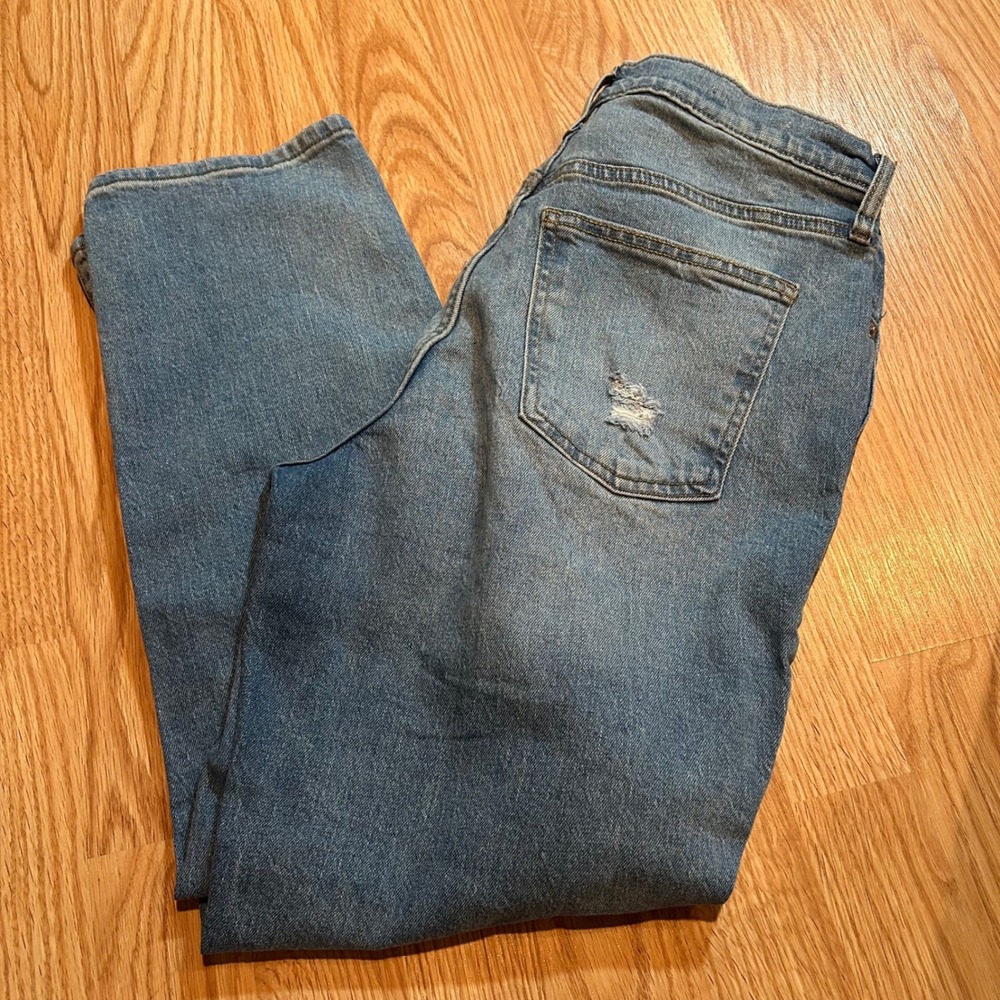 Universal‎ Thread High Rise 90s Slim Distressed Jeans Blue Size 10R